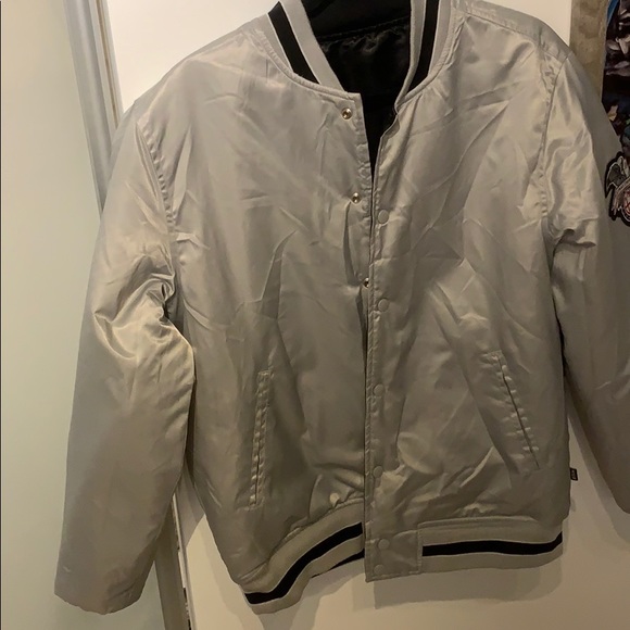 Huf Satin Reversible Bomber Jacket - Picture 4 of 6